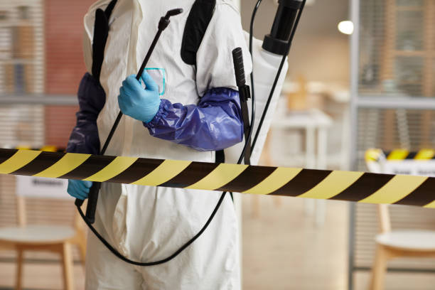 Professional Blood Cleanup technician working in Petersburg, NE